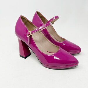 NWOT SHEIN Woman’s Shoes sz 41 (10) High Heels with Platform Pink Chunky Heels